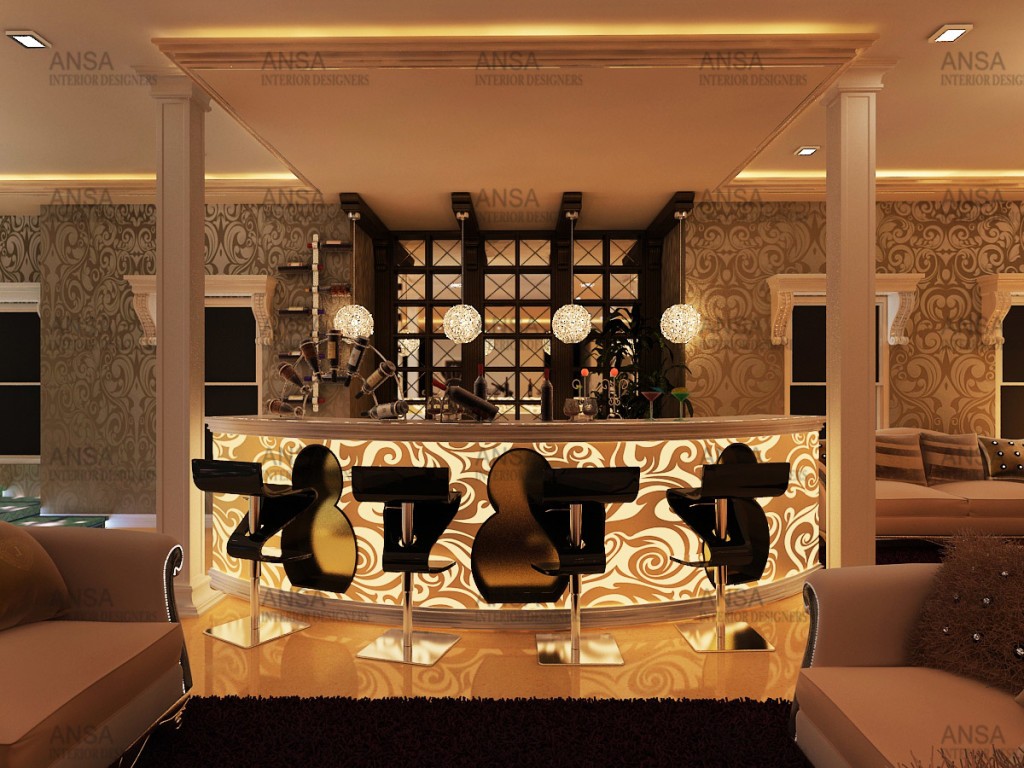 bar interior design by ansa