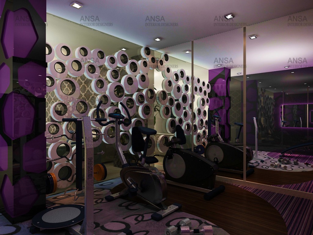 gym interior design concept