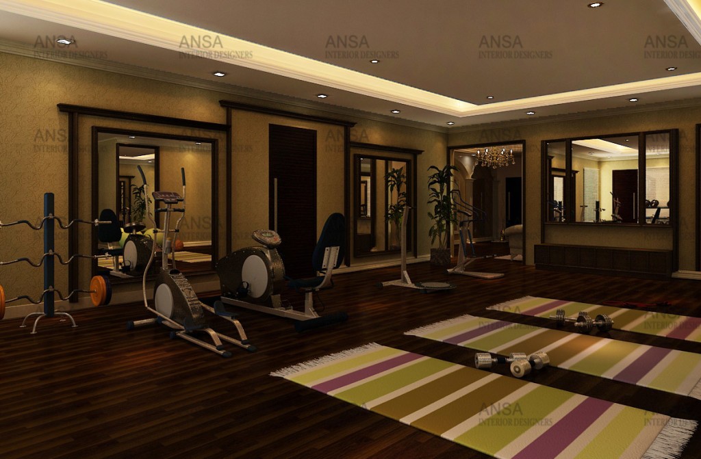 gym interior designer concept