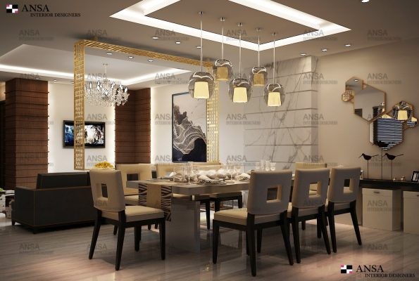 contemporary dining room interior design in delhi