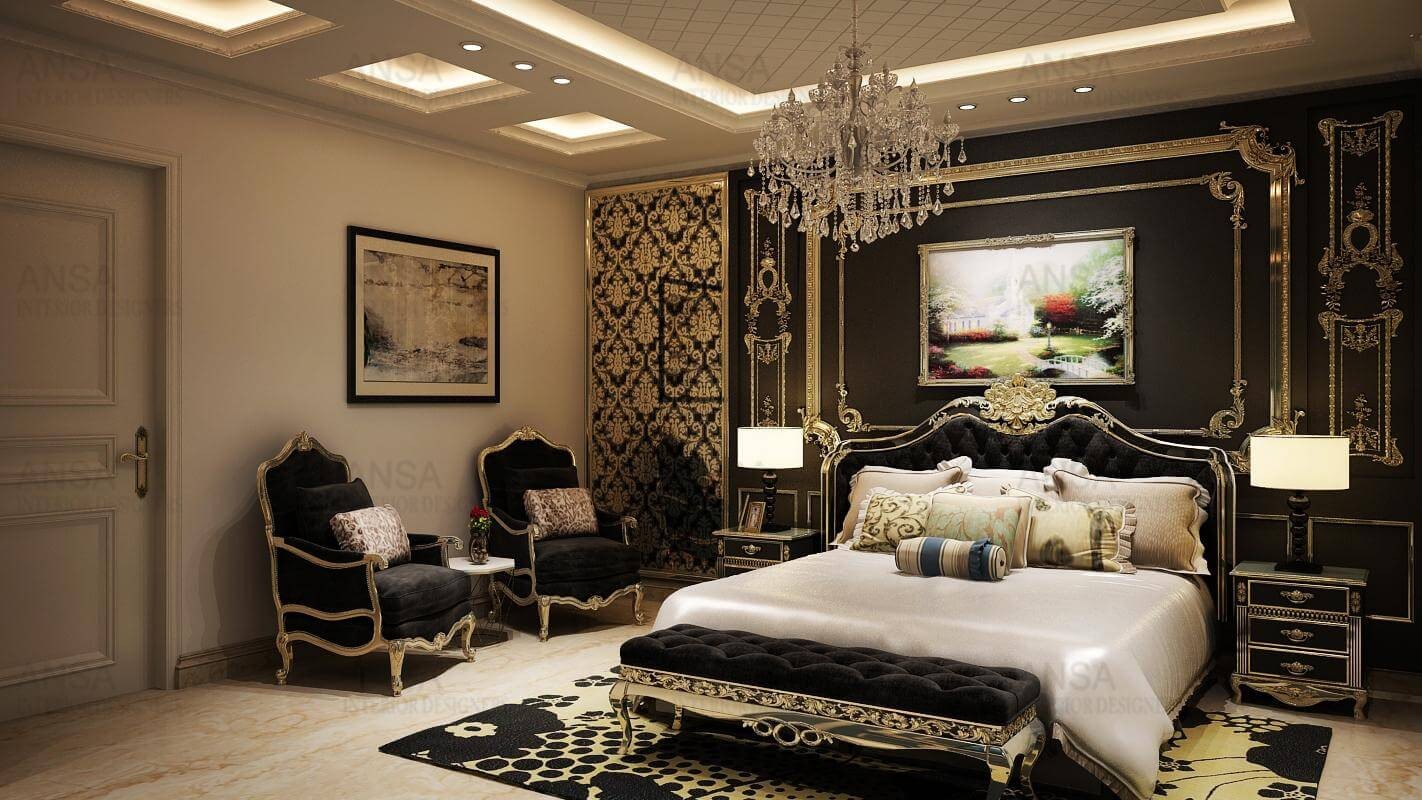 luxury bedroom design by ansa
