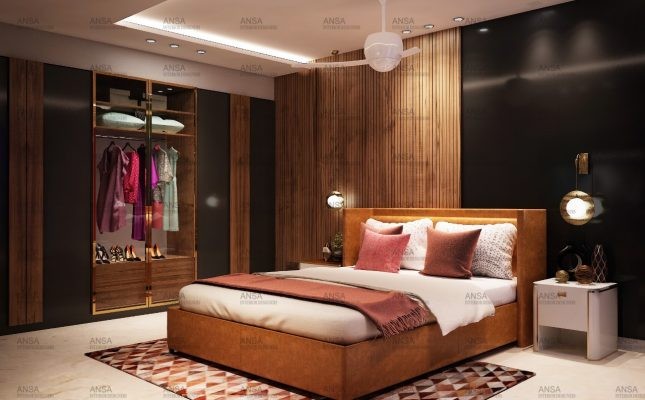 bedroom design with closet
