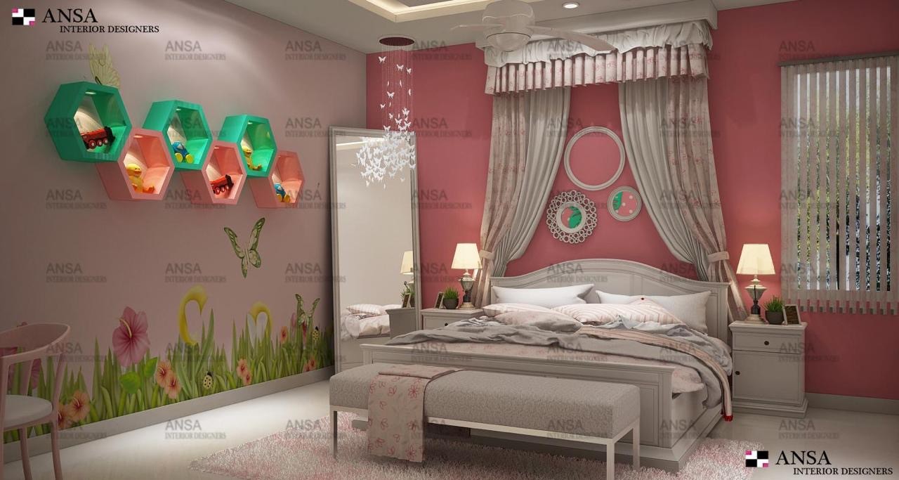 girls bedroom interiors in delhi ncr