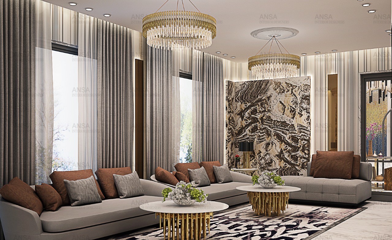 living area designed by delhis top designers
