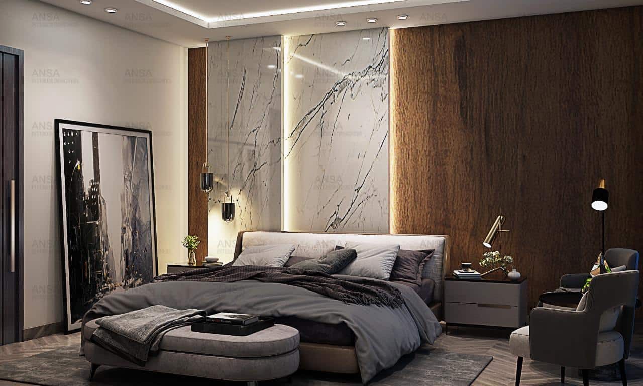 modern bedroom for bachelor idea
