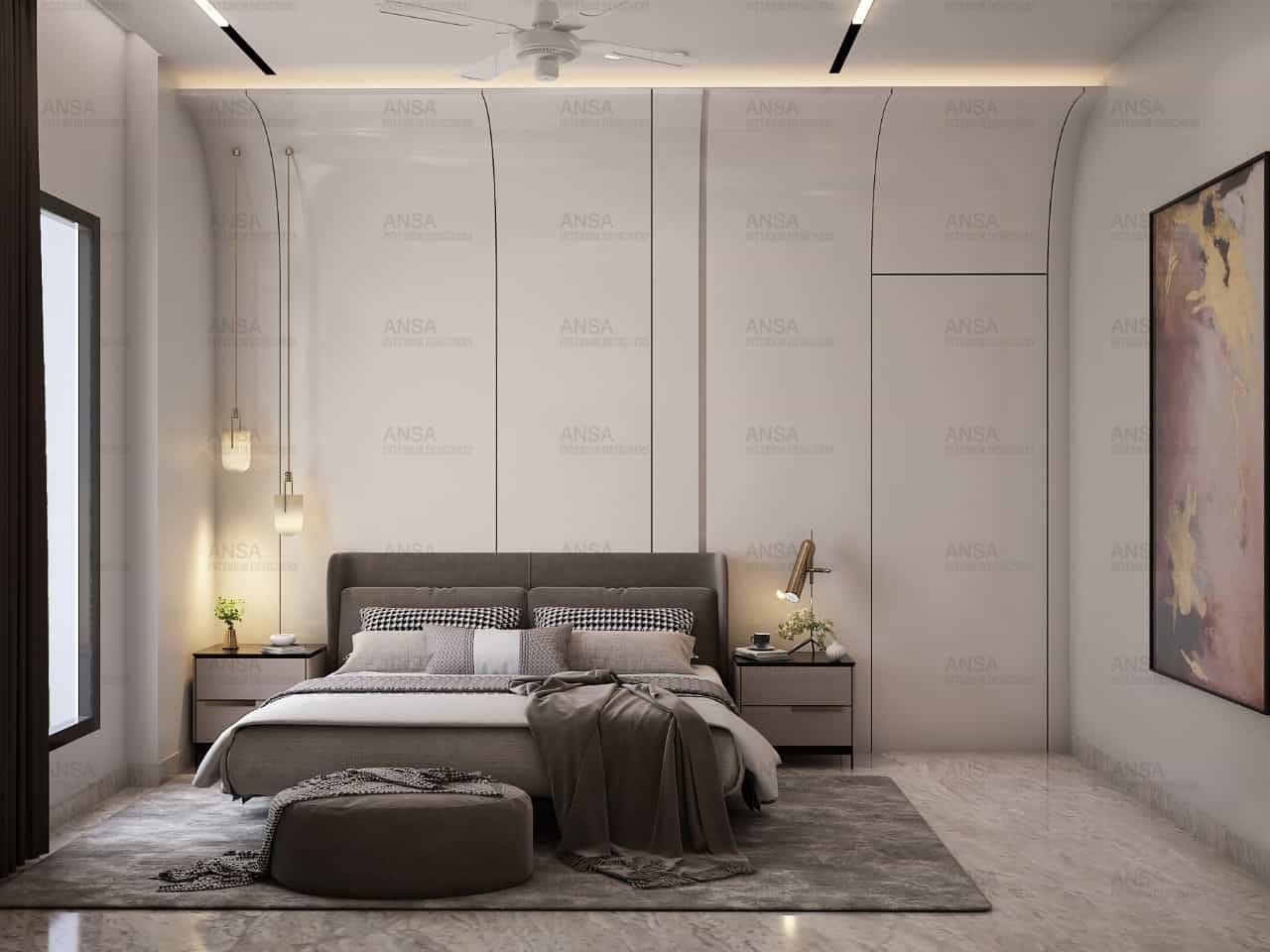 modern bedroom interiors by ansa interiors